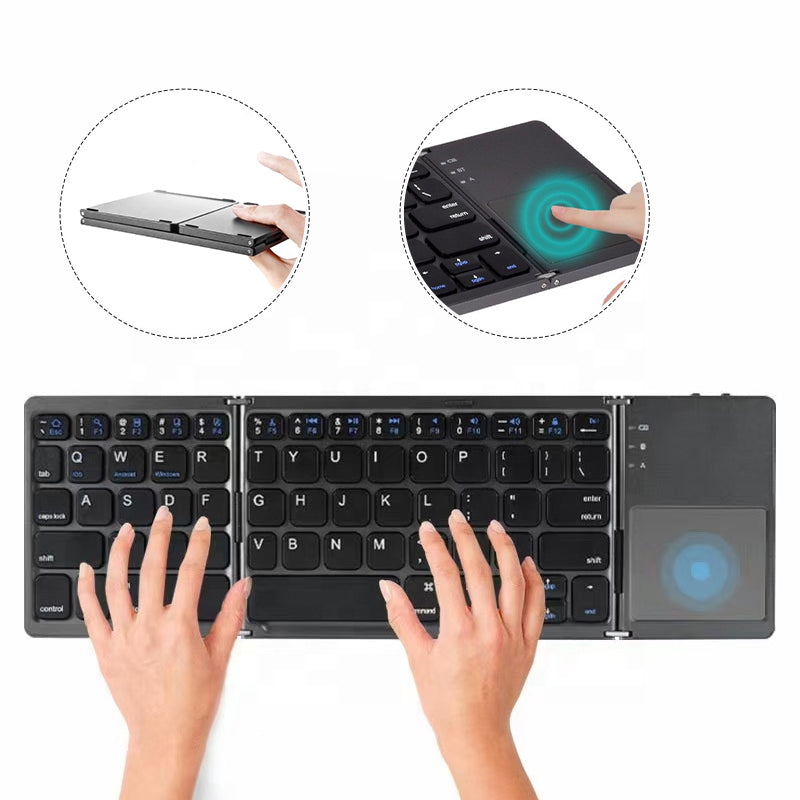 Opvouwbaar bluetooth toetsenbord