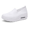 Platform sneakers van mesh voor dames