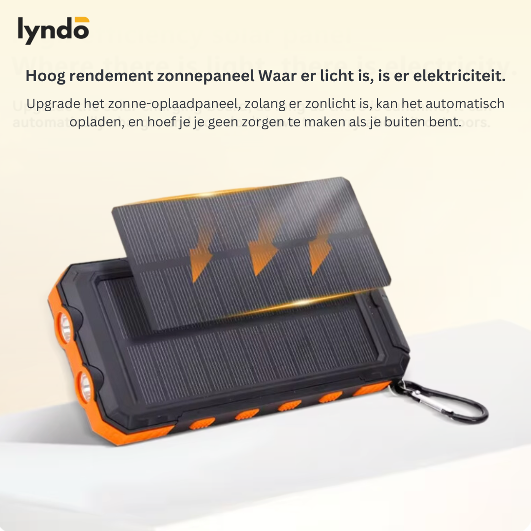 SOLARBOOST | KRACHTIGE OPLADEN MET ZONNE-ENERGIE