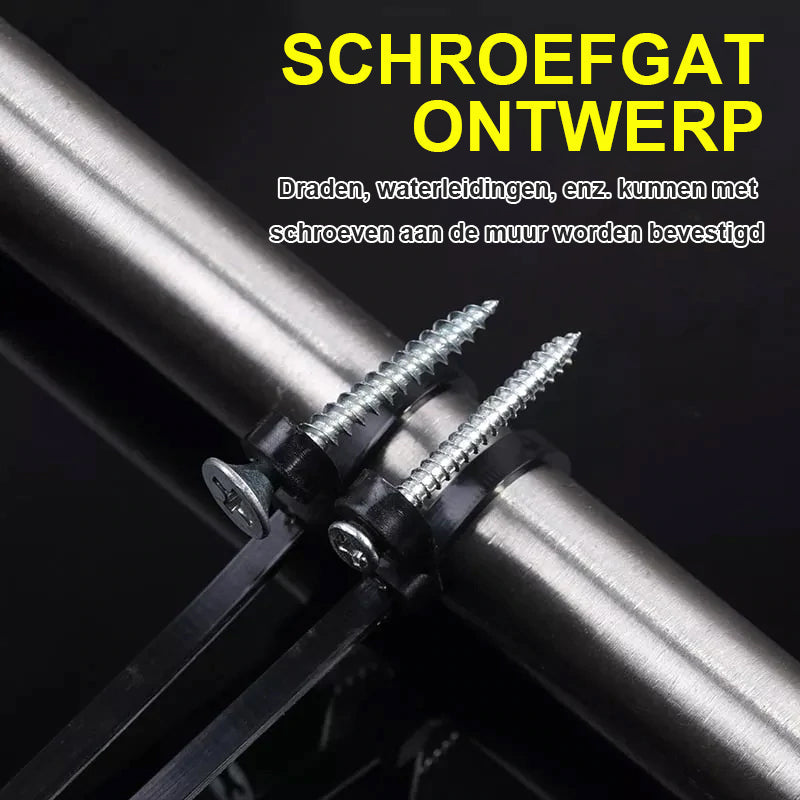 Kabelbinders met schroefgaten