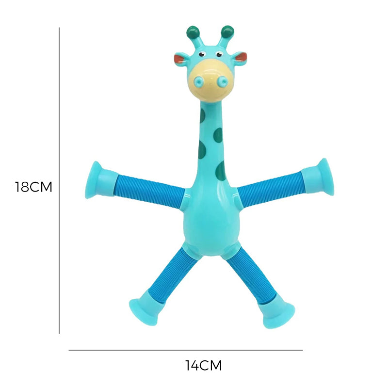 Telescopische zuignap giraffe speelgoed