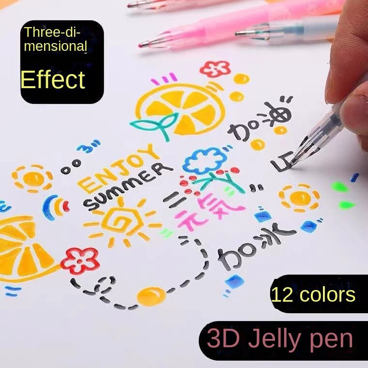 3D-gelpen (12 st)