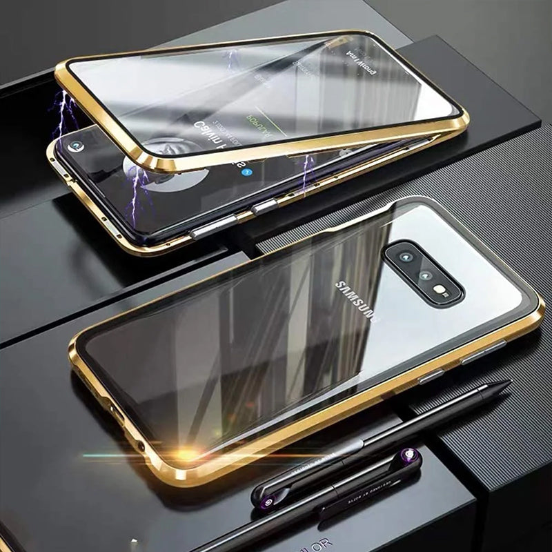 Magnetisch transparant telefoonhoesje voor Samsung